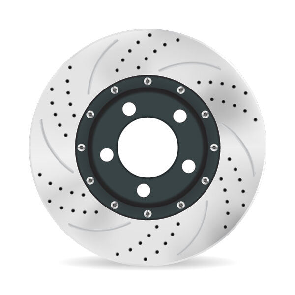 Performance Brake Rotor Set - Drilled & Slotted (Front Pair)